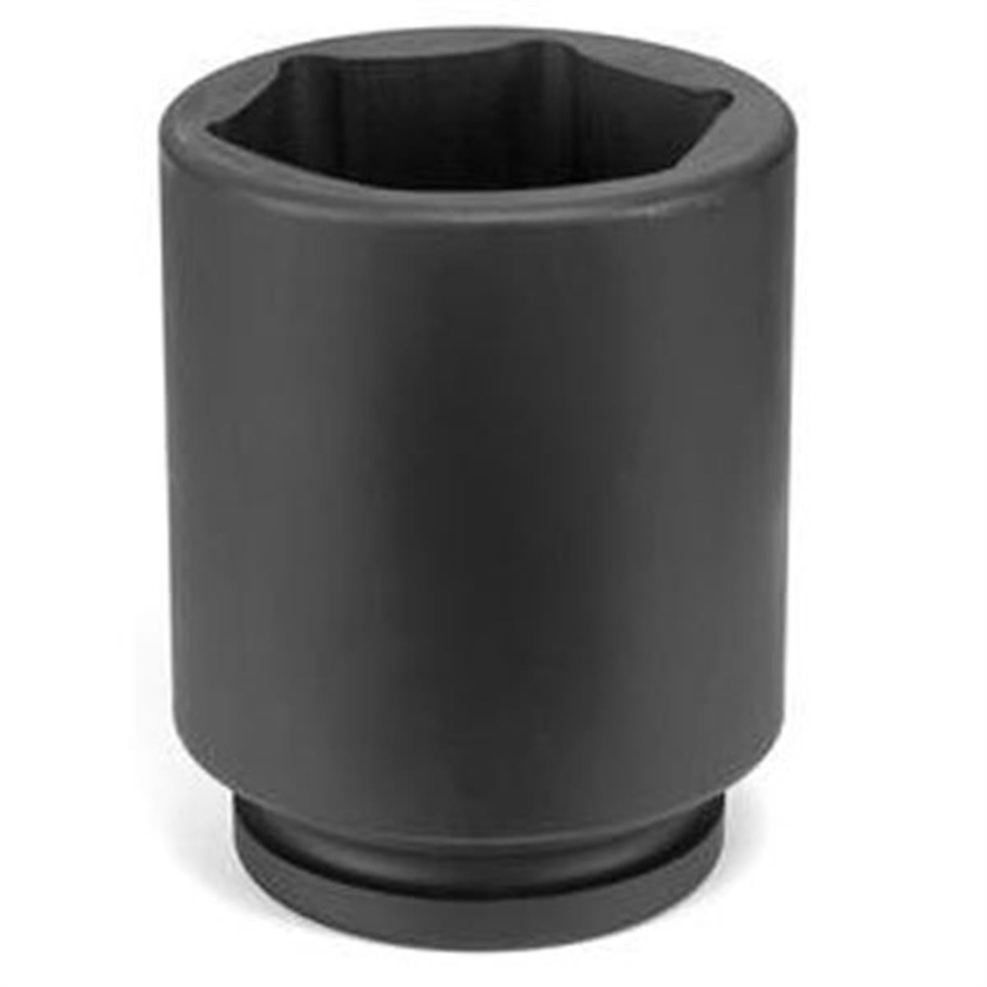 Grey Pneumatic Impact Socket — 38mm, 1in. Drive, 6-Point, Deep, Black, Model# GRE4038MD